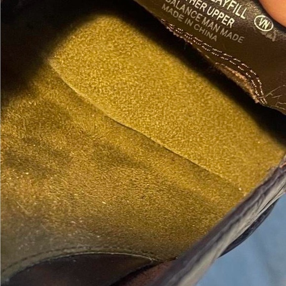 AEROSOLES Croc-Embossed Dark Brown Leather Loafers 8.5 Square Toe - Picture 7 of 7